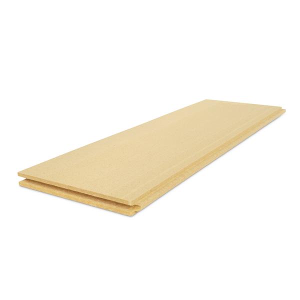 Panneau isolant en fibre de bois rigide.
