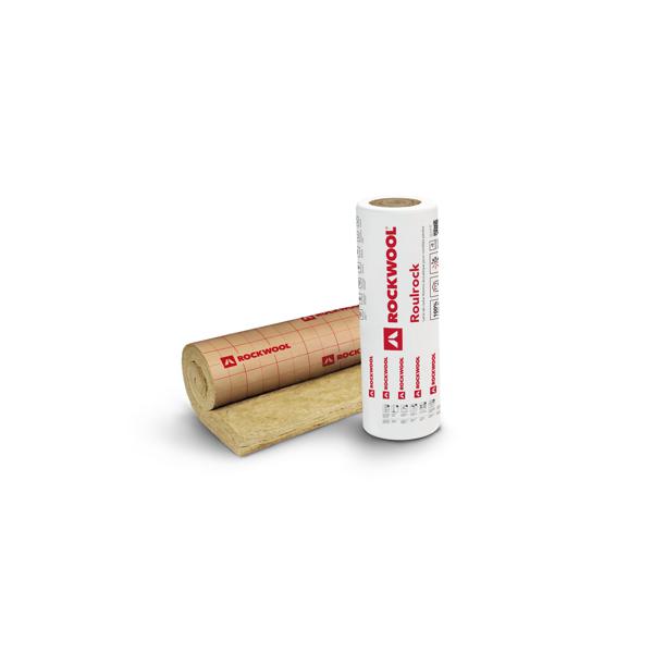 Rouleau d’isolation en laine de roche.